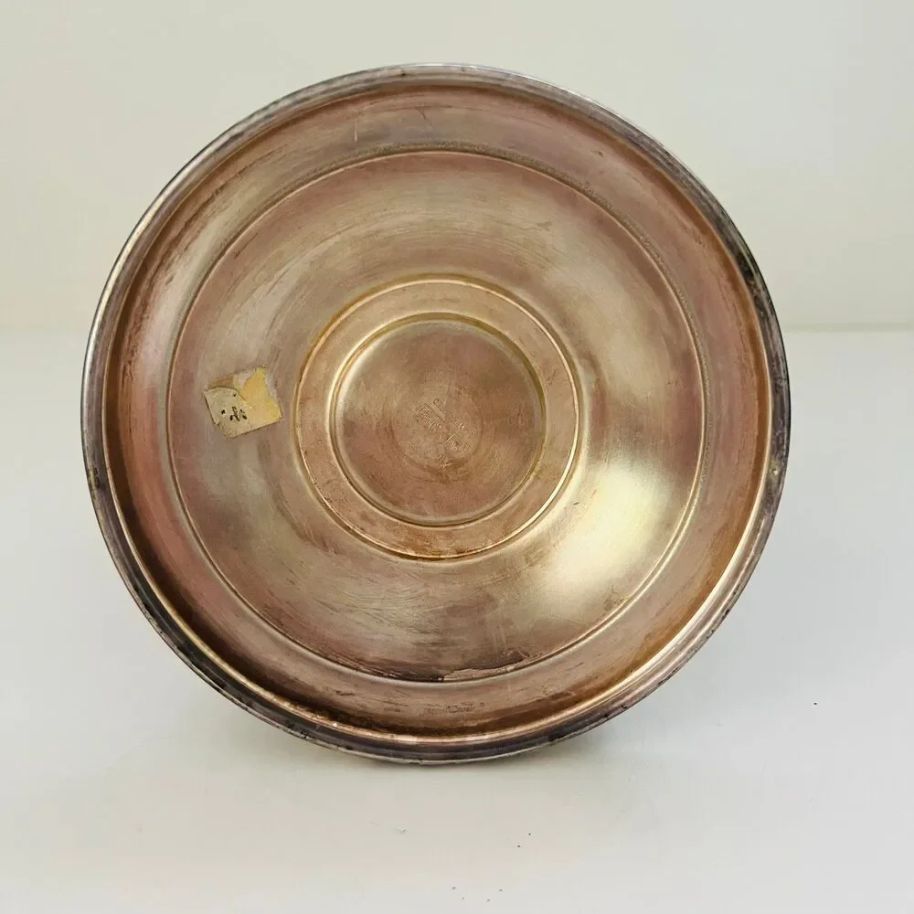 SHERIDAN Ornate Silver Plated Tilting Gravy Boat With Warming Stand